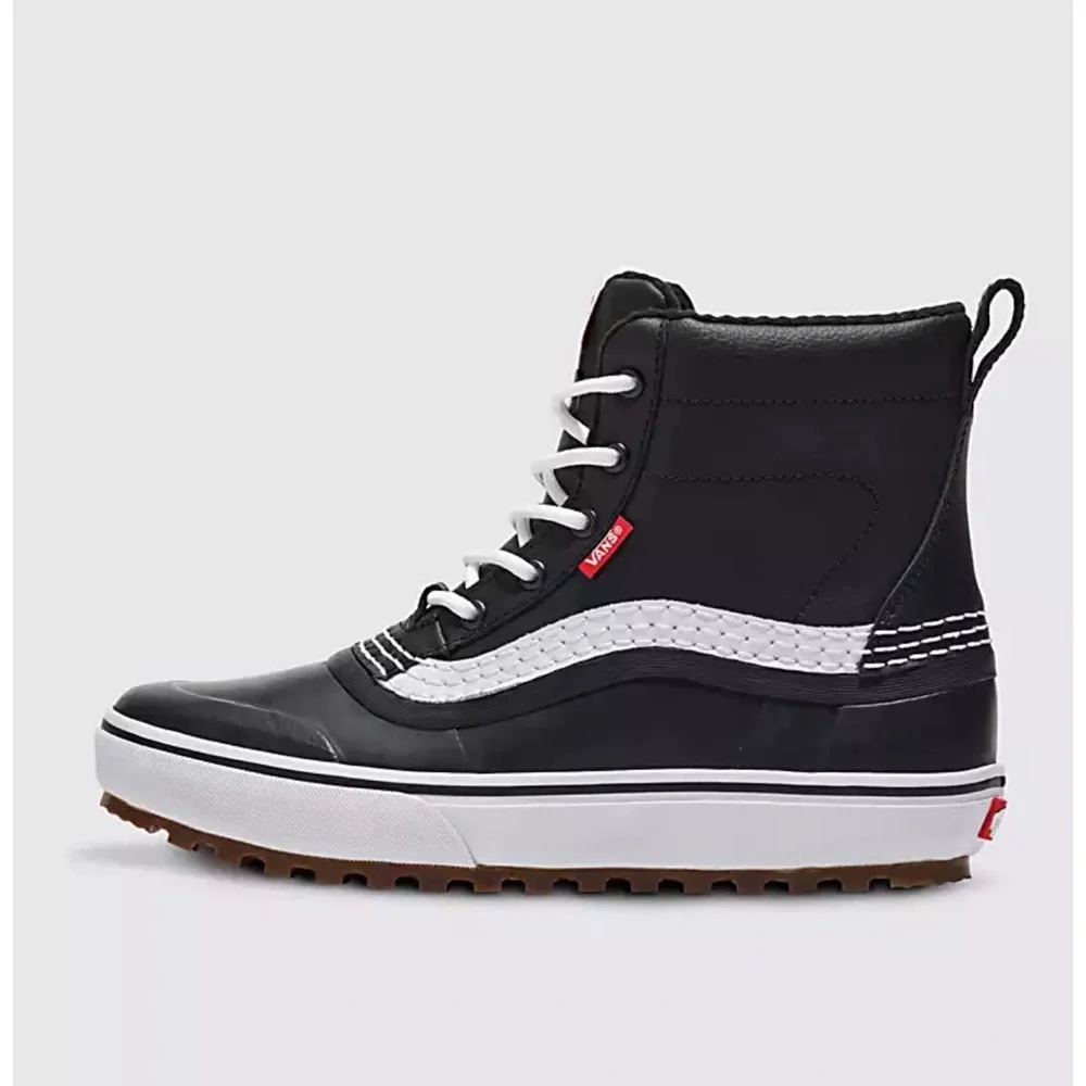 Vans Men's Standard Mid MTE Waterproof Snow Boots Black White - Picture 6 of 6